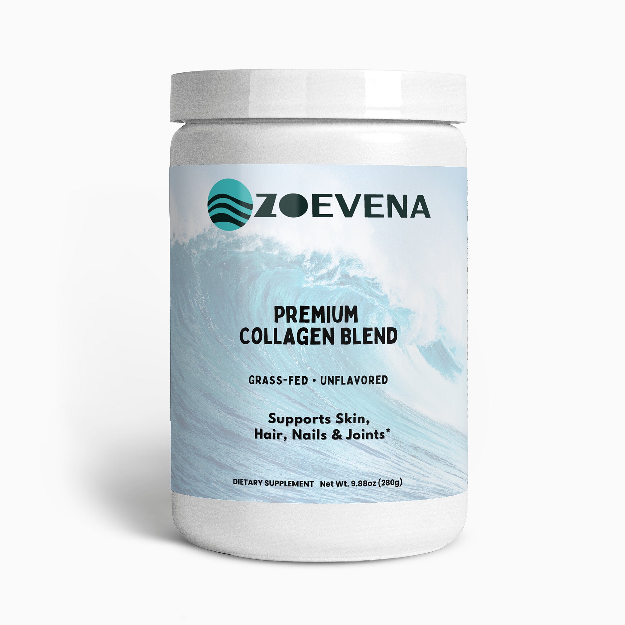 Premium Collagen Blend - Grass-Fed Hydrolyzed Collagen Peptides (280g)